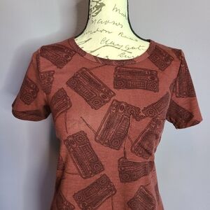 LuLaRoe 90's Boom Box Shirt Dress